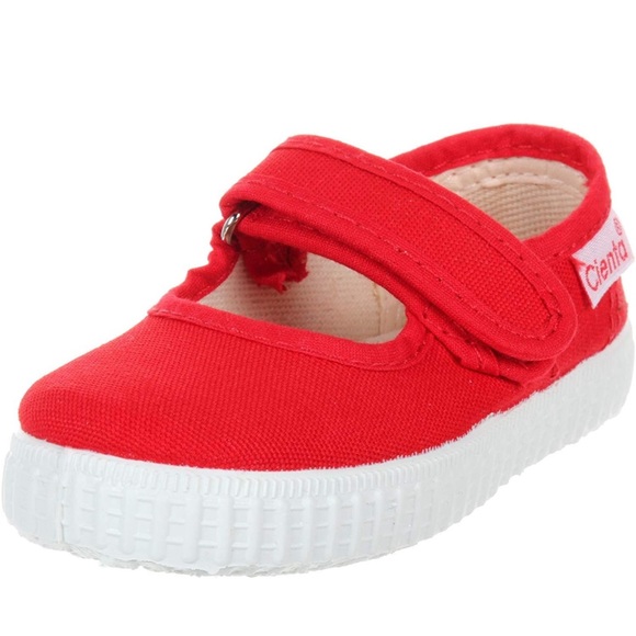 Cienta Kids Mary Jane Shoe RED 6.5 infants - Picture 2 of 6